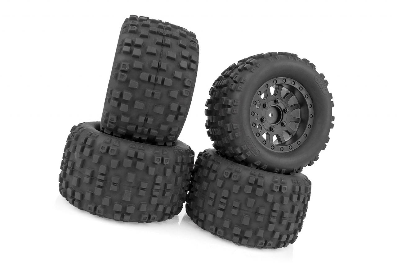 ASSOCIATED RIVAL MT10 ブラシレス RTR V2、レッド 20518