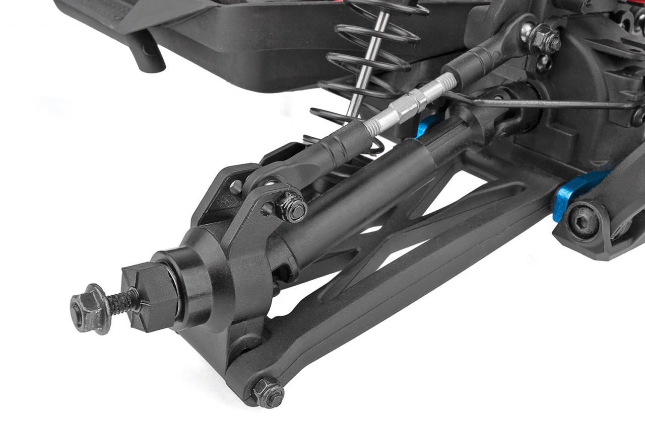 ASSOCIATED RIVAL MT10 ブラシレス RTR V2、レッド 20518