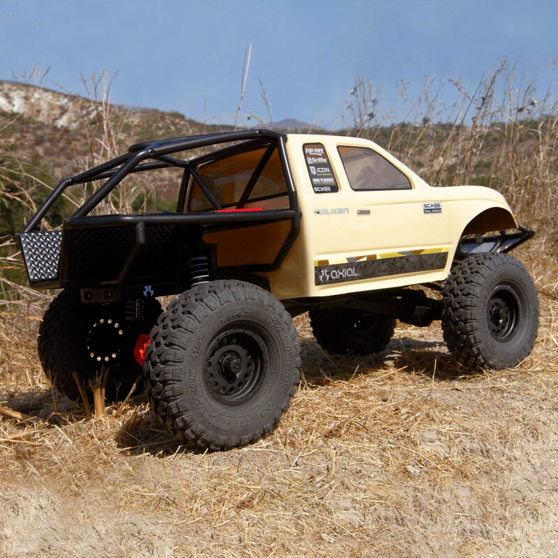 アキシャル 1/10 SCX10 II トレイルホンチョ 4WD ロッククローラー ブラシモーター付き RTR