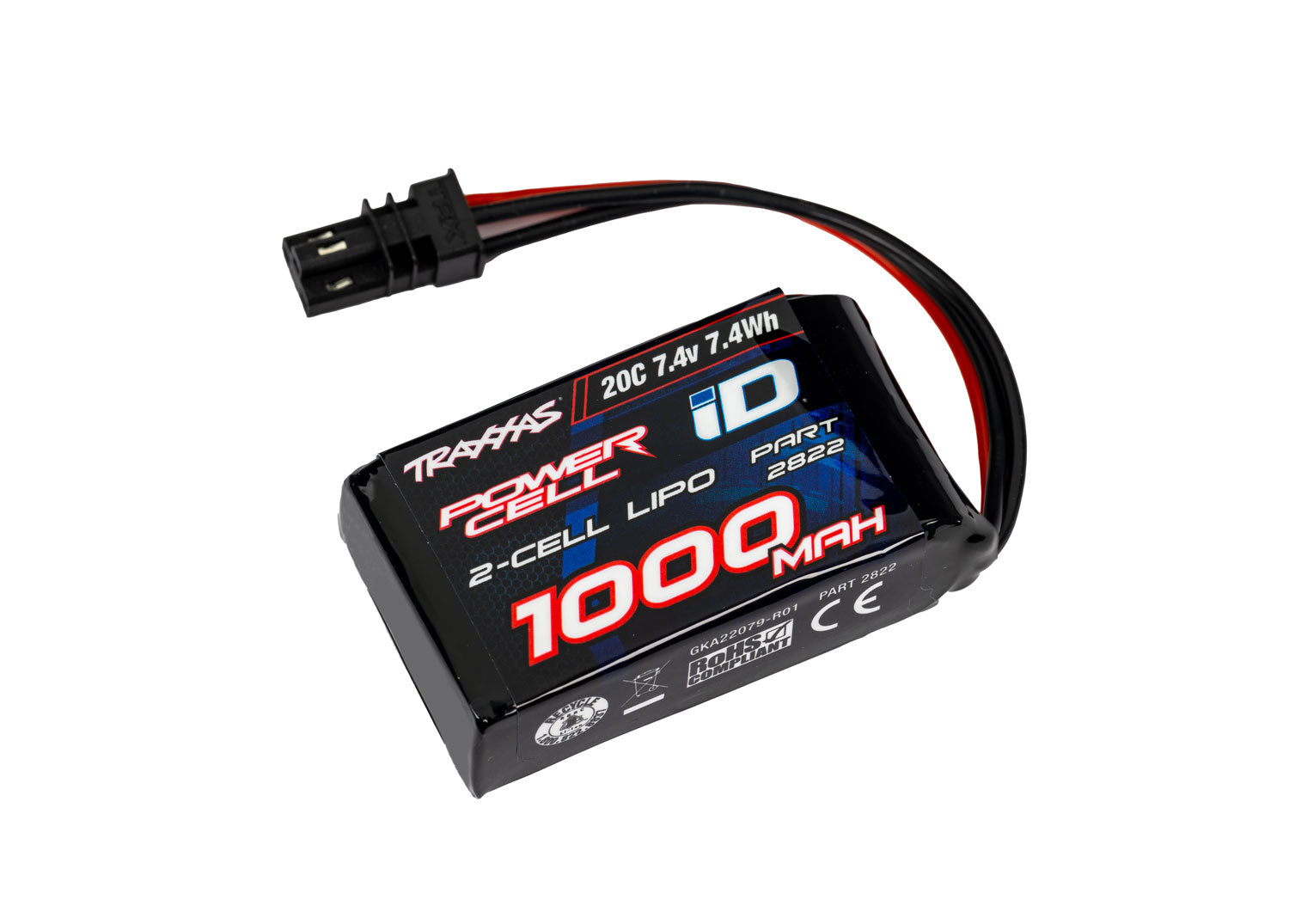 トラクサス trx4m ディフェンダー　バッテリー2個　TRAXXAS トラクサス TRX4M 純正リポバッテリー 2s 1000mAh 20c IDコネクター