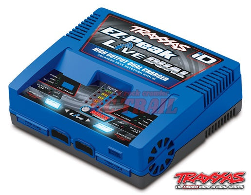 トラクサス　 EZ-Peak Live Multi-Chemistry バッテリー充電器 2本同時充電 / Auto iD（2S～4S / 26A / 200W）LIPO/NiMHバッテリー対応　＃2973 - RCTRAIL