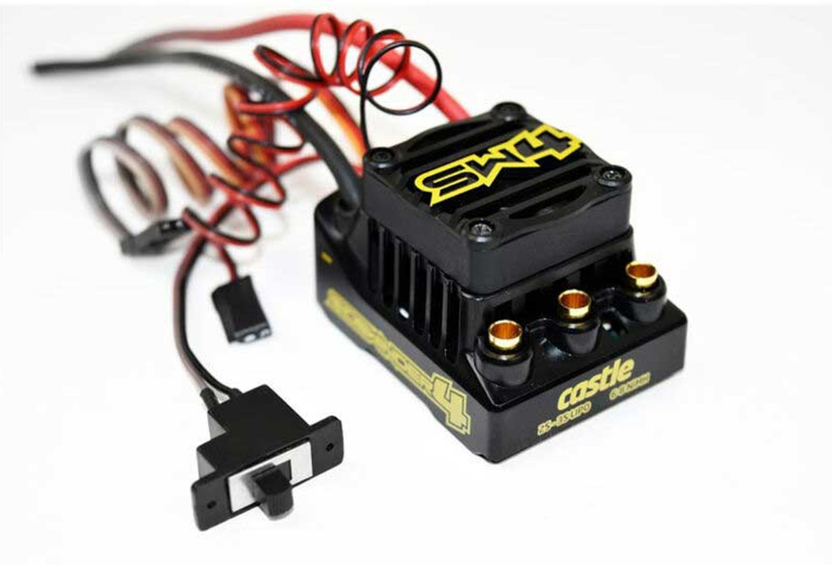 キャッスルクリエーションズ 1/10 RCカー、クローラー用 サイドワインダー4 センサーレス 防水ESC 010-0164-00