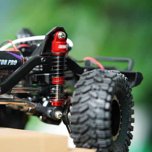 TRX4M用 1/18 トラクサス アルミニウムネジ付きオイル充填ショック 53mm 4本 各色