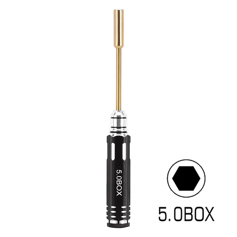 1/18 TRX4M用 5.0mm ホイール六角ナットドライバー 薄肉六角レンチソケット