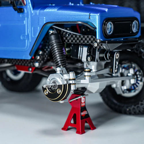1/18 TRX4M用 真鍮製ステアリングナックルとカウンターウェイト