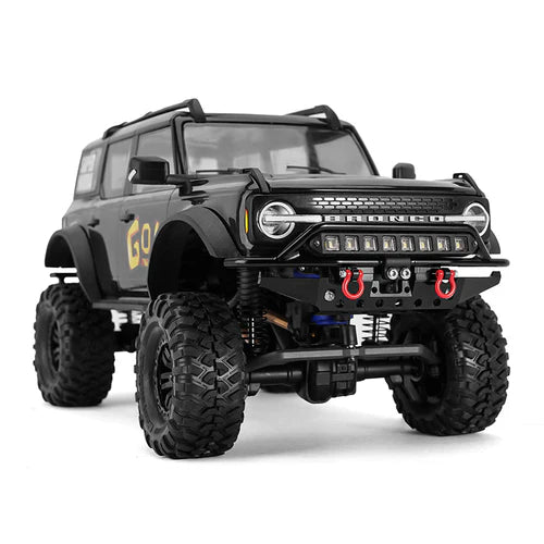 1/18 TRX4Mブロンコ用 CNCアルミフロントリアバンパーV2
