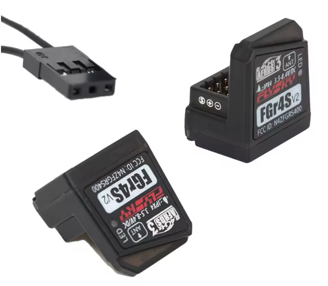 FLYSKY FGr4S V2 Noble NB4用受信機 4CH 小型防水 レシーバー 内蔵アンテナ