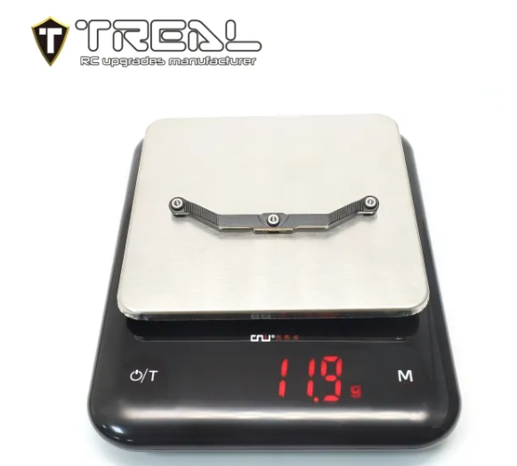 TREAL HOBBY 1/18 TRX4M ディフェンダー ブロンコ用 真鍮製フロントステアリングリンク、CNC加工アップグレード