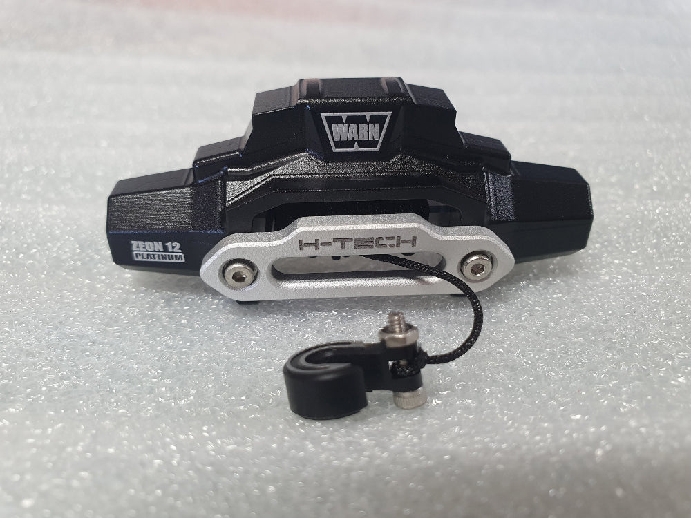 H-TECH 1/10 WARN アルミメタルウインチ&牽引フックセット
