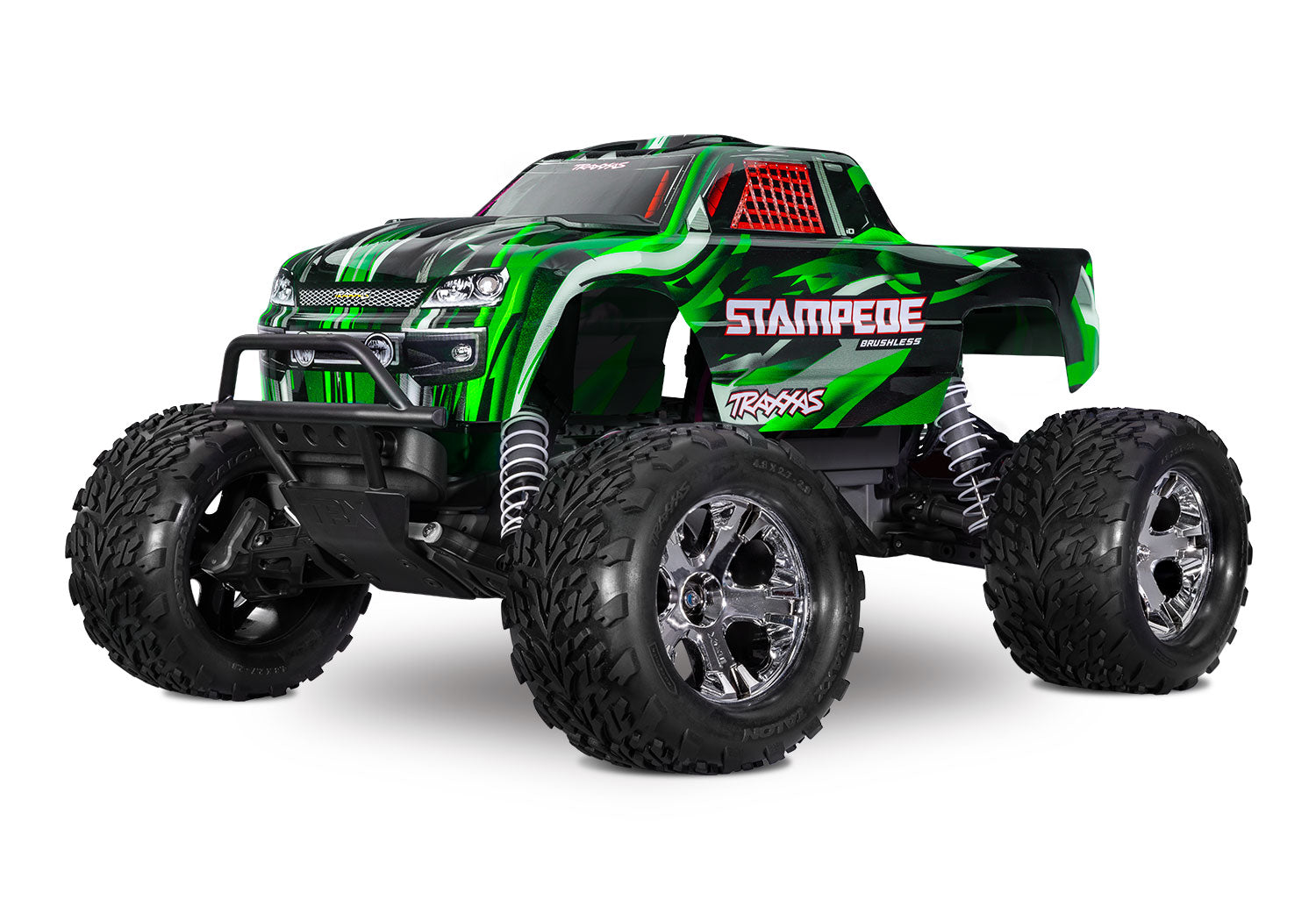 トラクサス SCT 4WD オプションパーツ付き　プロポも付きます。 トラクサス スタンピード 2WD BL-2s 36354-4