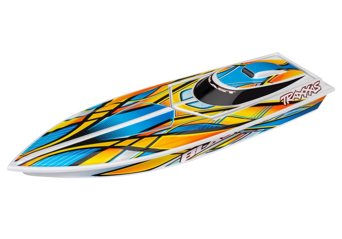 トラクサス ブラスト 24 "高性能RTRレースボート、TQ 2.4GHzプロポ、バッテリー、充電器付きフルセット Traxxas blast 24 38104-1 各色 - RCTRAIL