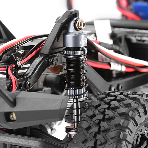TRX4M用 1/18 トラクサス アルミニウムネジ付きオイル充填ショック 53mm 4本 各色