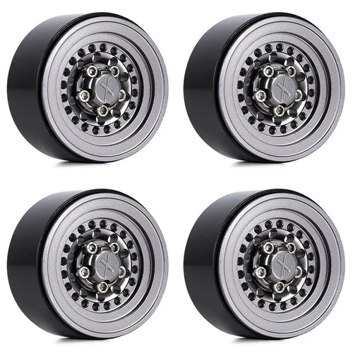 1/18~1/24 ミニクローラー用 1.0 インチ ホイール CNC アルミニウム ビードロック ホイール リム (4) (W1001)