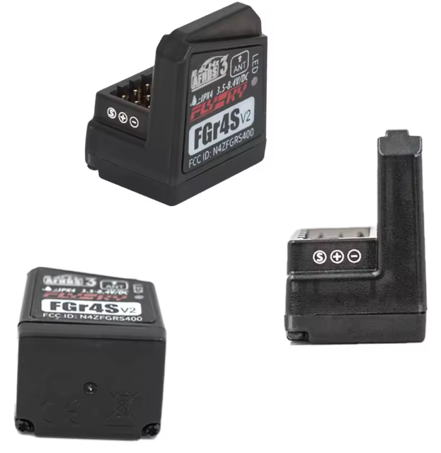 FLYSKY FGr4S V2 Noble NB4用受信機 4CH 小型防水 レシーバー 内蔵アンテナ