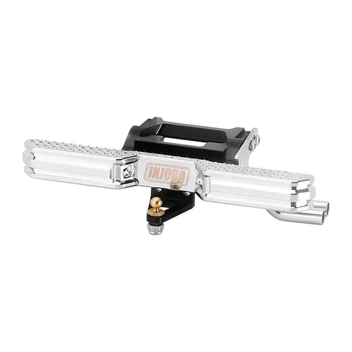 1/18 TRX4MハイトレイルF150用 CNCアルミフロントリアバンパー(デュアルエキゾースト付き) 4M-95FR