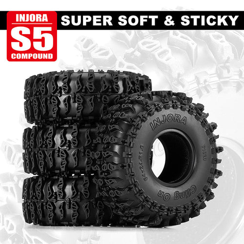 INJORA 1.0" 64*24mm 粘着タイヤ (T1020)