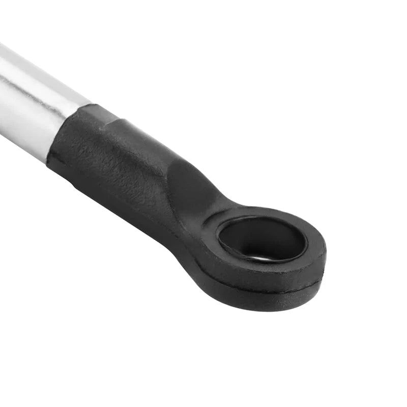 1/18 TRX4M ディフェンダー ブロンコ用 ステンレススチール製ハイクリアランスリンクセット (ステアリングリンク)