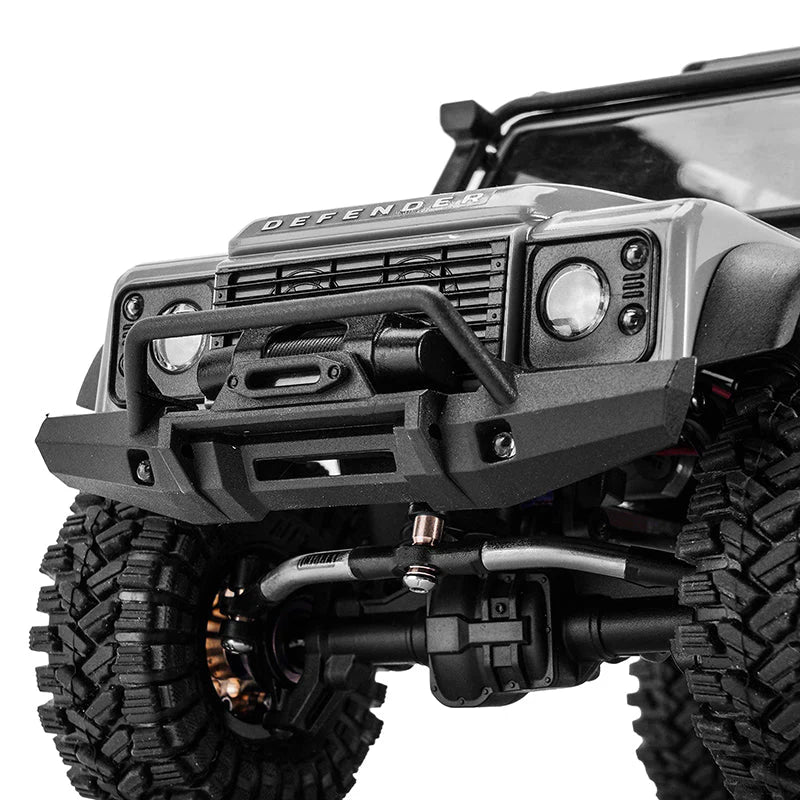 1/18 TRX4M ディフェンダー ブロンコ用 ステンレススチール製ハイクリアランスリンクセット (ステアリングリンク)