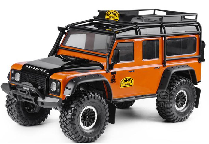 GRC 1/10 キャメルトロフィー メタルステッカー ロゴ エンブレムセット マウント付き D90 D110用 DJC-0520BK