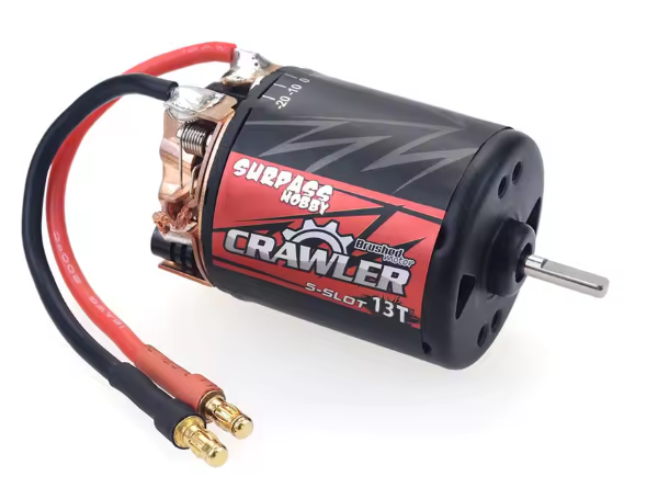 SURPASS HOBBY 550 ブラシ付きモーター 5 スロット 10T 1/10 RC カー Traxxas SCX10 クライミングクローラーカーパーツ用