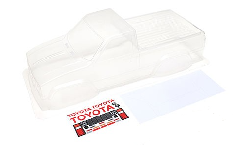 1/10 クローラークリアボディ ホイールベース313mm用 トヨタ ハイラックス トレイルファインダー TC/CB012