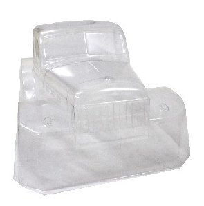 1/10 パワーワゴン クローラークリアボディ ホイールベース313mm用 TC/CB009