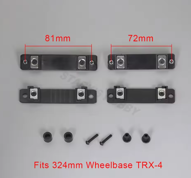 TRX4用 マグネティックシェルコラムスタンド ボディポスト 4個入り 324㎜ - RCTRAIL