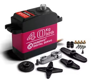 メタルギアデジタルサーボ 20~40KG メタルサーボホーン(25T)付き 防水 180度 1/10 クローラー ツーリングカー ドリフト ロボット等