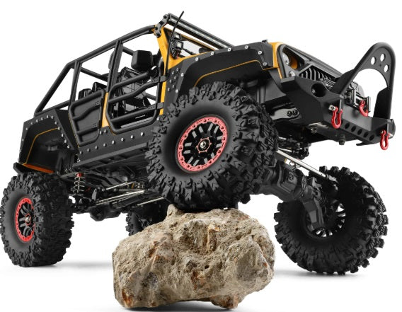 WLtoys 1:10 RCカー CLIMBING RTR 1/10 2.4G 4WD RCカー ロッククローラー オフロード クライミングトラック フルプロポーショナルLEDライト車両モデル ジープ Jeep レッド 104026