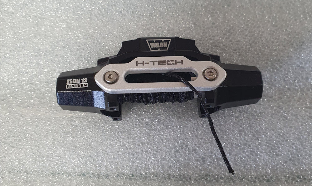 H-TECH 1/10 WARN アルミメタルウインチ&牽引フックセット