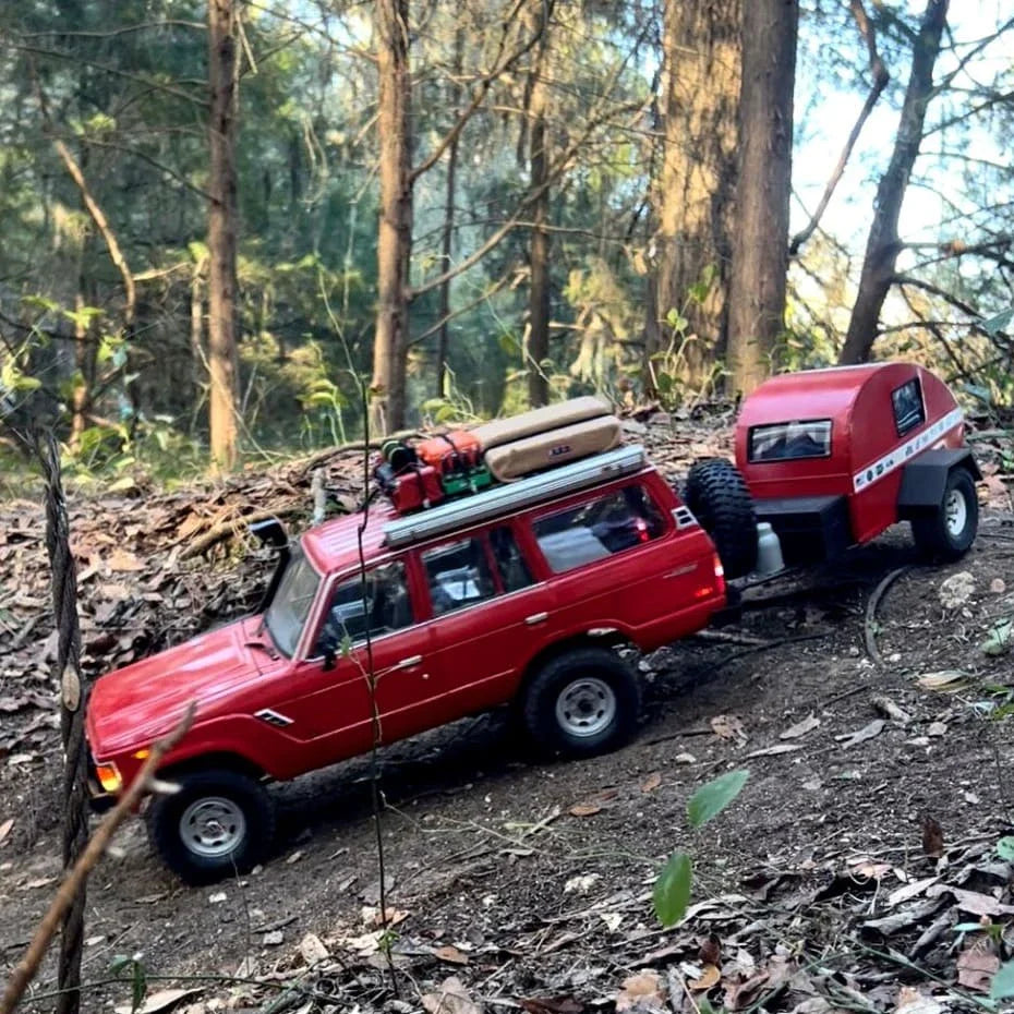 1/10 ランドクルーザー60 FJ60 丸目 ボディ組み立てキット+ 専用ボディ MUSC01 組み立てシャーシキット セット