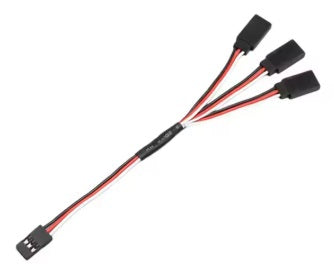 サーボ、LED配線分岐 3股コネクター フタバ JR プラグ 延長コード