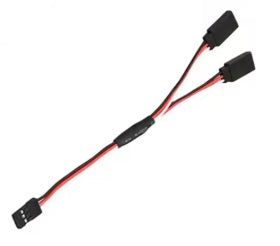 サーボ、LED配線分岐 2股コネクター フタバ JR プラグ 延長コード