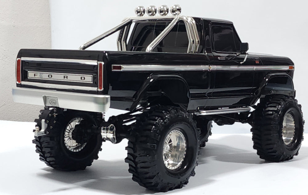 H-TECH Traxxas TRX-4 Ford F150 Ranger 92046-4用 CNCアルミリアバンパー
