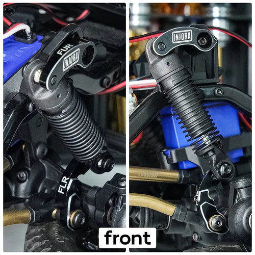 1/18 TRX4M ディフェンダーブロンコ用 CNCアルミフレックスブレードサスペンショントラベルエクステンション