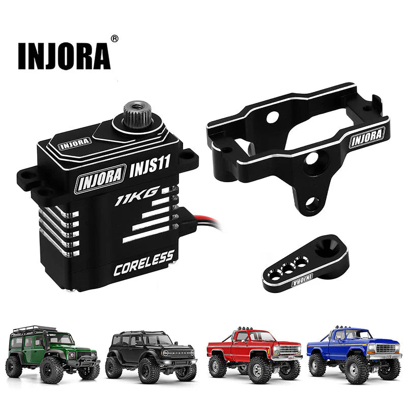 1/18 TRX4M用 11KG コアレス高トルクマイクロサーボ セット