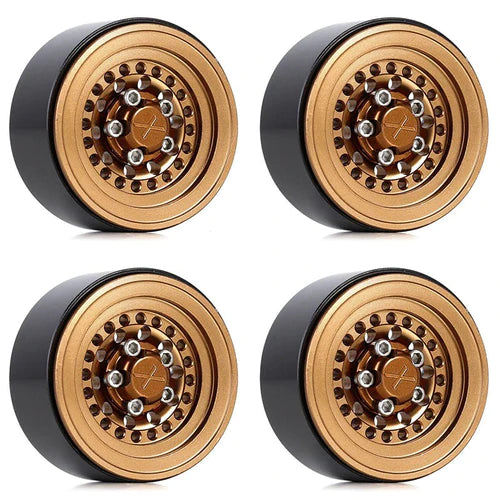 1/18~1/24 ミニクローラー用 1.0 インチ ホイール CNC アルミニウム ビードロック ホイール リム (4) (W1001)