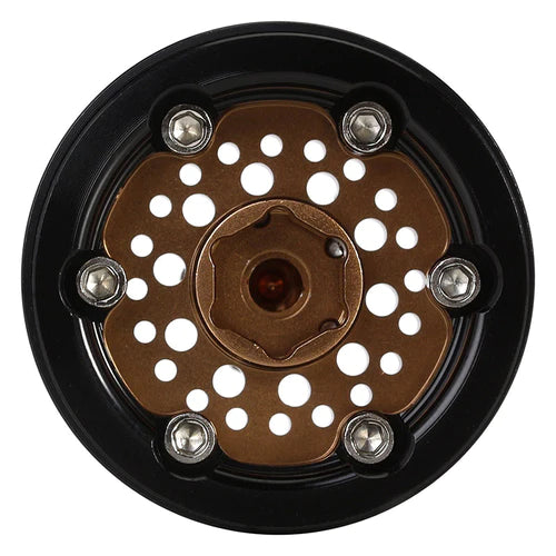 1/18~1/24 ミニクローラー用 1.0 インチ ホイール CNC アルミニウム ビードロック ホイール リム (4) (W1001)