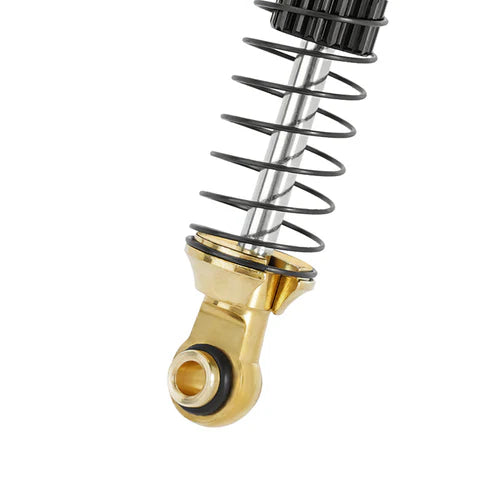 1/18 TRX4M用 59mmロングスレッドオイルショック 真鍮エンド付き (2本、4本)