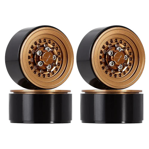 1/18~1/24 ミニクローラー用 1.0 インチ ホイール CNC アルミニウム ビードロック ホイール リム (4) (W1001)