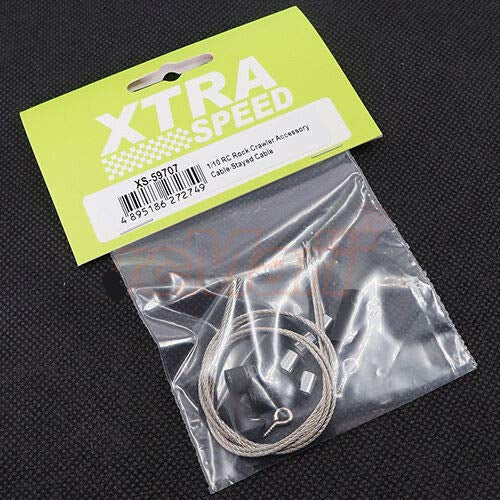 Xtra Speed 1/10 RCカー ロッククローラー トラック アクセサリー リムライザーケーブル XS-59707