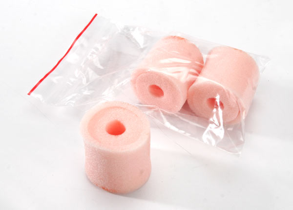 トラクサス ニトロスラッシュ,レボ,TMAXX  エアフィルターおよびプレフィルターインサート、フォーム(大容量)(3個)(オイル塗布済み、組み立て済み)(#5266フィルター本体と併用)(TRX® 2.5、2.5R、3.3) 5262