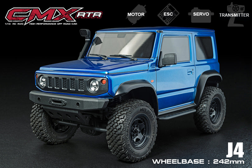 MST 1/10 CMX J4 ブルー RTR塗装済み完成品 (2.4G) ジムニー 531508B