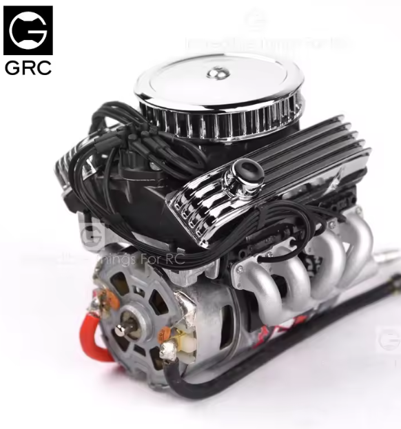 GRC 1/10 rcクローラー,trx4,scx10用 F82v8エンジン 冷却ファン GAX0142A