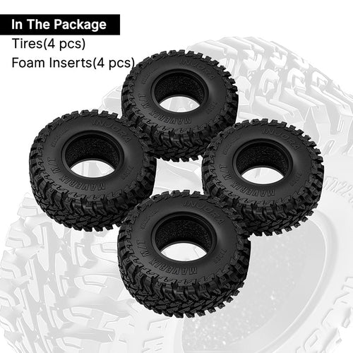 INJORA 1.0" 57*22mm MAVEIX M/T タイヤ (T1028)
