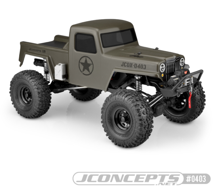 国内入手困難 JCONCEPTS ANVIL 1/10 クローラーボディ 新品 JCONCEPTS JCI クリープクローラークリアボディ 0403