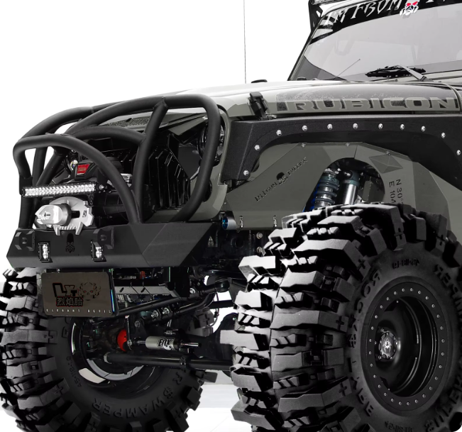 1/10 RCカー SCX10 AXI03007 TRX4 Redcat Gen8 用 118ミリメートル 1.9 ラバーロックタイヤ ボガータイプ 4 個