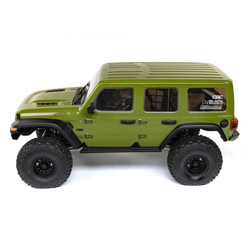 アキシャル 1/6 SCX6 ジープ JLU ラングラー 4X4 ロッククローラー RTR: グリーン
