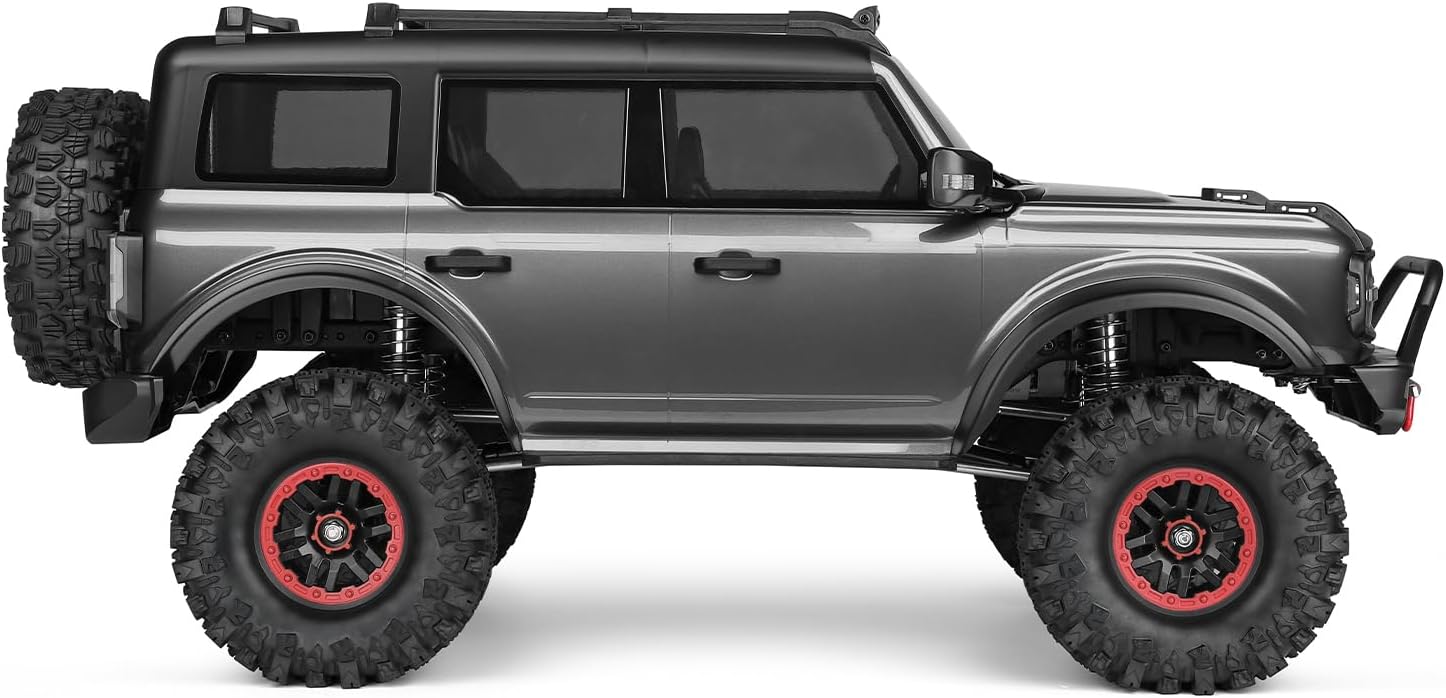 WLtoys 1:10 RCカー CABALLO 4WD オフロード クライミング車両 2.4G リモートコントロール クローラー ブロンコ グレー 104020