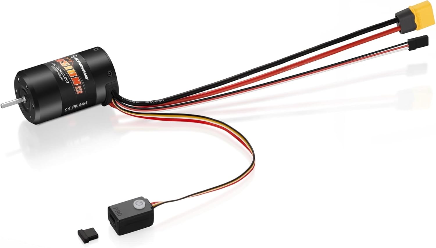 ホビーウィング クイックラン フュージョンSE FOC 2-in-1 ESC & モーターシステム (1800Kv) Hobbywing QuicRunFusion SE